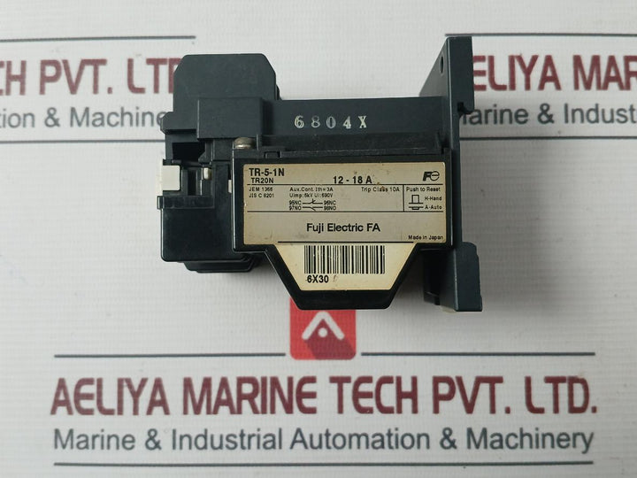 Fuji Electric Tr-5-1N Thermal Overload Relay 12-18 Arc