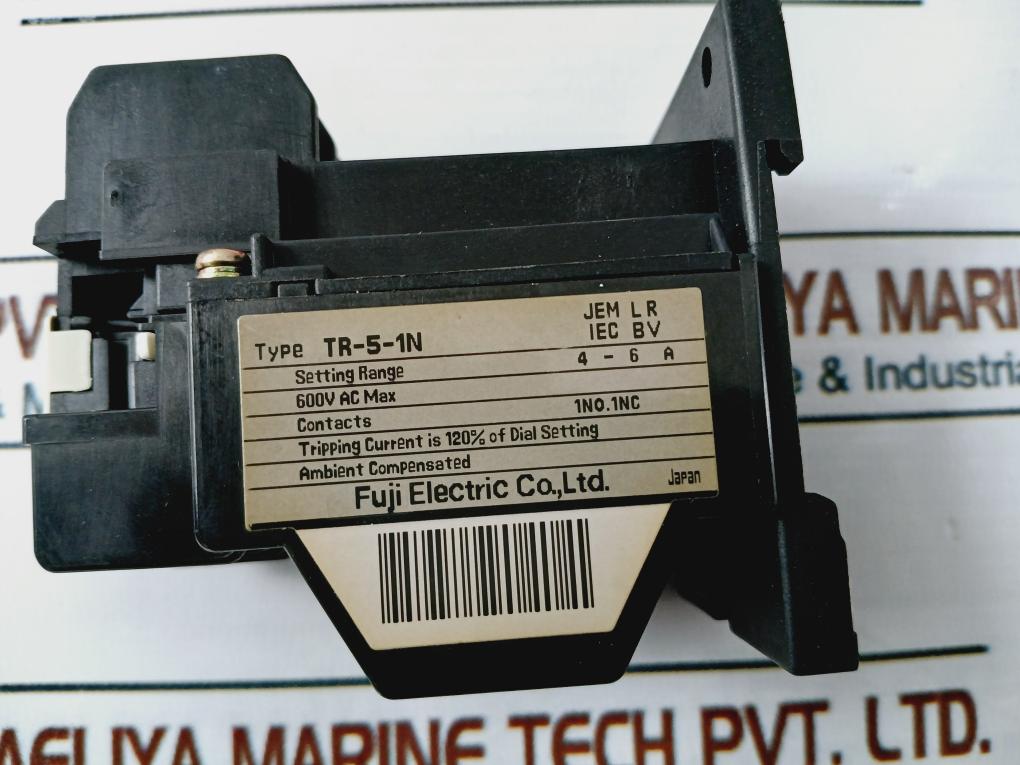 Fuji Electric Tr-5-1N Thermal Overload Relay 4-6 A