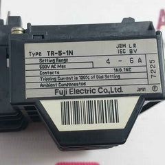 Fuji Electric Tr-5-1N Thermal Overload Relay 4-6 A