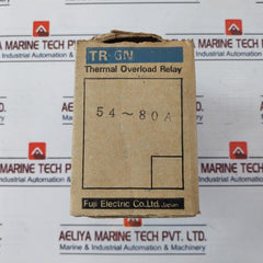 Fuji Electric Tr-6N Thermal Overload Relay 54~80A