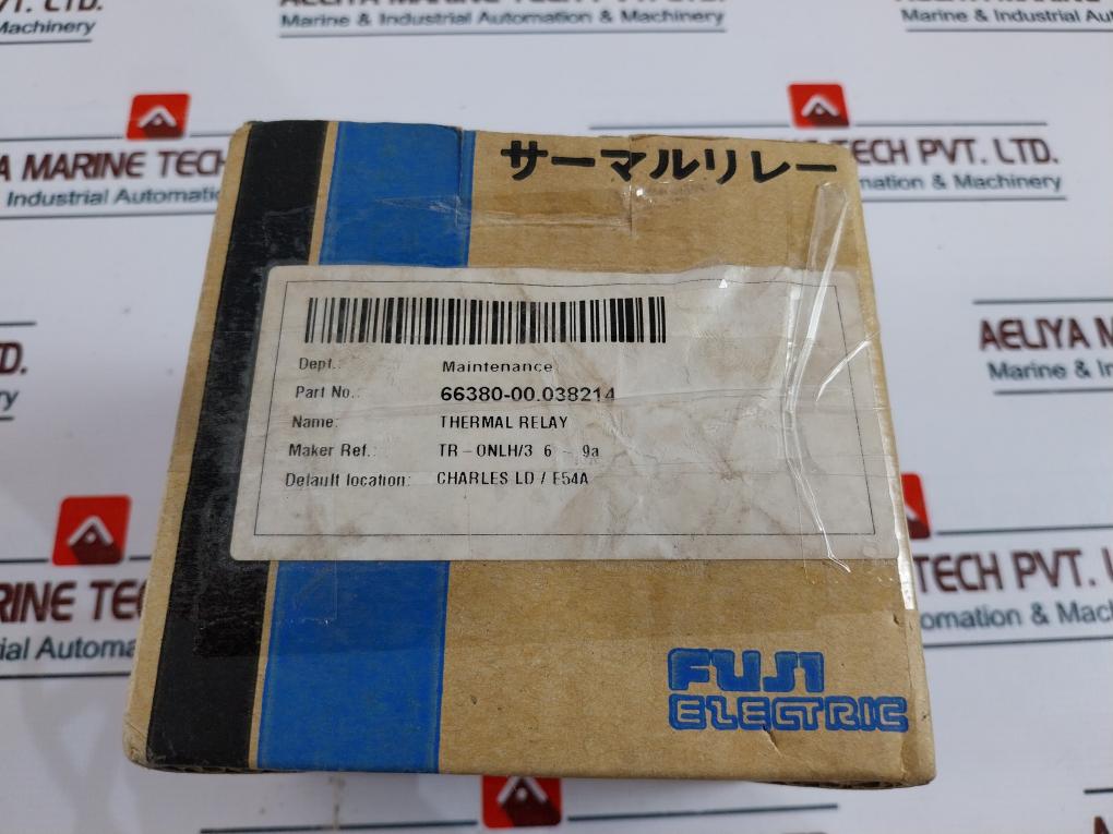 Fuji Electric Tr-onl/3 Thermal Overload Relay 600V Ac Max 6-9A