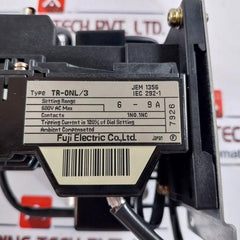 Fuji Electric Tr-onl/3 Thermal Overload Relay 600V Ac Max 6-9A