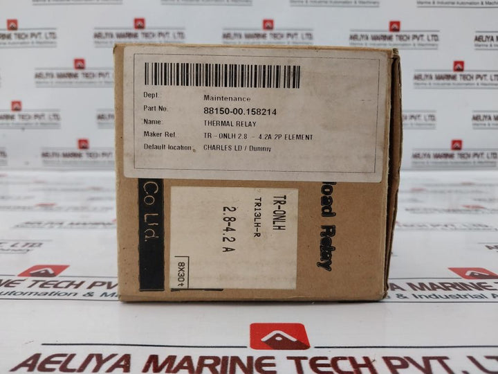 Fuji Electric Tr13Lh-r Thermal Overload Relay Tr-0Nl 2.8-4.2A