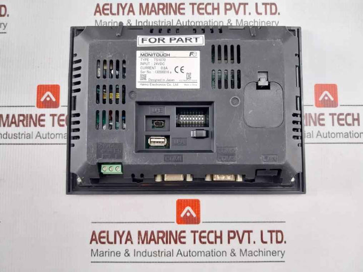 Fuji Electric Ts1070 Hmi Display 24vdc 0.8a(Not Working)