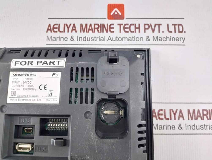 Fuji Electric Ts1070 Hmi Display 24vdc 0.8a(Not Working)