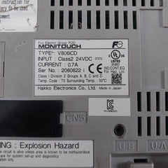 Fuji Electric V806Icd Human Machine Interface Monitouch Panel T5