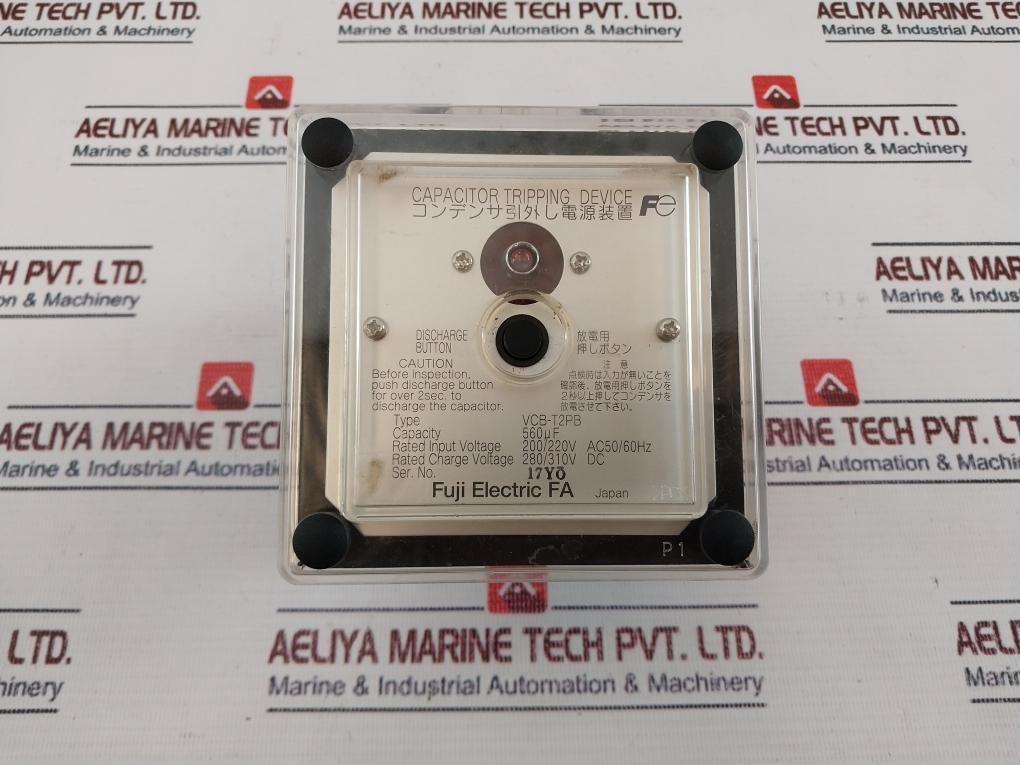 Fuji Electric Vcb-t2Pb Capacitor Tripping Device 560µF
