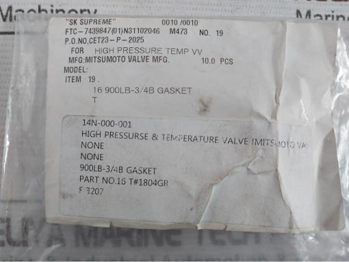 Fuji Trading Gasket FTC-D7439847-01-M473 14N-000-001