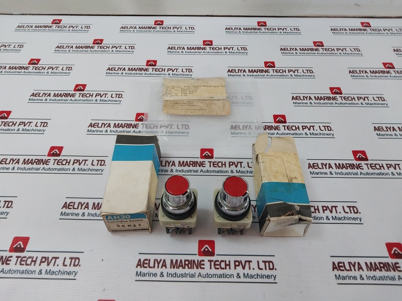 Fuji Electric Ah30-s6 Push Button Switch