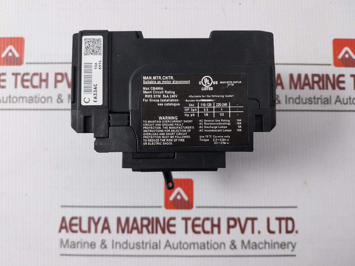 Fuji Electric Ea33Ac Molded Case Circuit Breaker 500V/50-60Hz