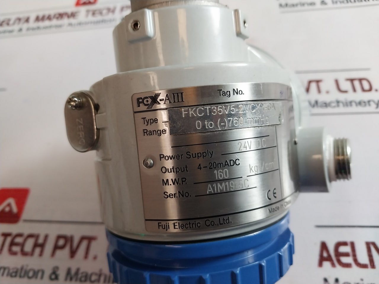 Fuji Electric Fkct35V5-2Vcyy-ba Fkc Series Differential Pressure Transmitter 24V