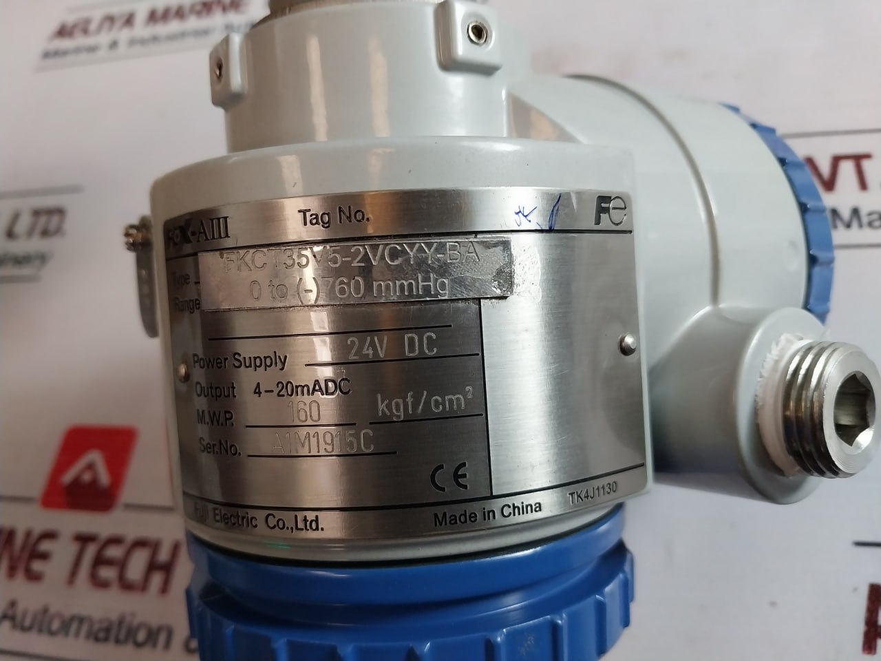 Fuji Electric Fkct35V5-2Vcyy-ba Fkc Series Differential Pressure Transmitter 24V