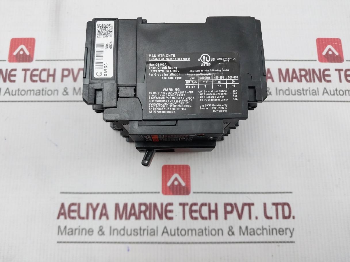 Fuji Electric Sa53C Auto Circuit Breaker 50A Ac600V