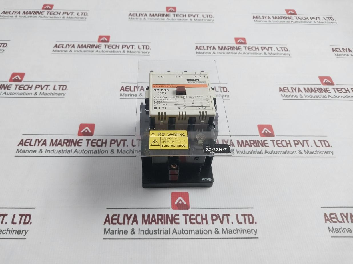 Fuji Electric Sc-2Sn Magnetic Contactor 200-220V 60Hz 50A