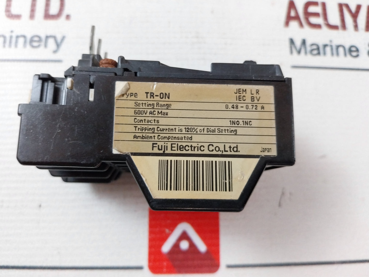 Fuji Electric Tr-0N Overload Relay 600Vac
