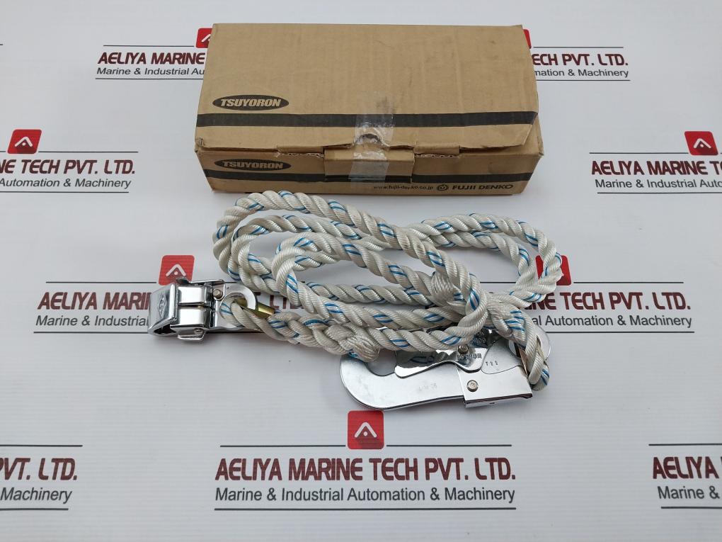 Fujii Denko Fs-109 Rope Grab With Lanyard Snap Hook