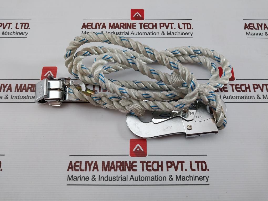 Fujii Denko Fs-109 Rope Grab With Lanyard Snap Hook