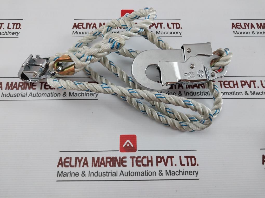 Fujii Denko Fs-109 Rope Grab With Lanyard Snap Hook