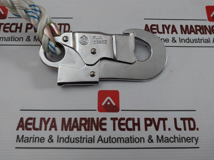 Fujii Denko Fs-109 Rope Grab With Lanyard Snap Hook