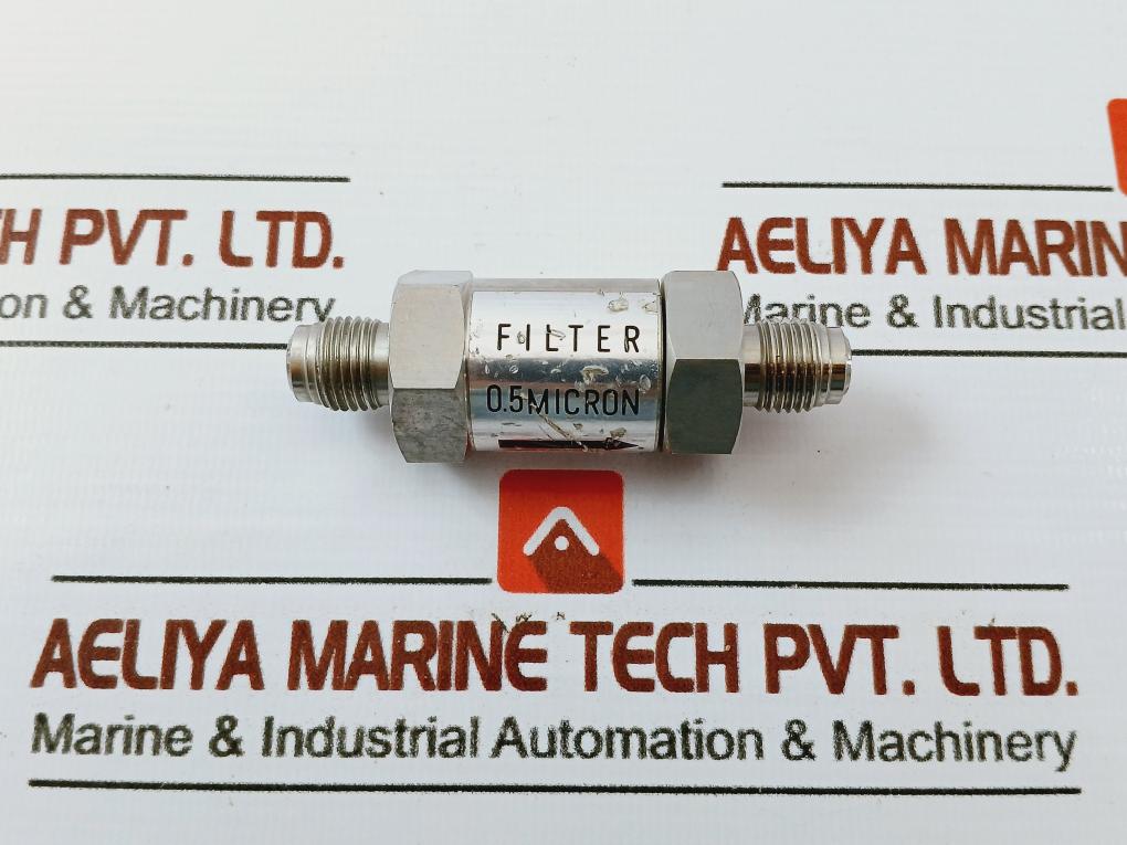 FUJIKIN 0.5 MICRON Micron Filter 100655/100855 316 Stainless Steel