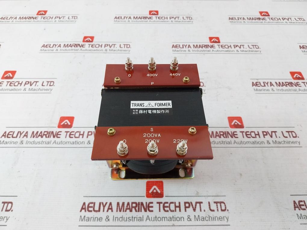 Fujimura Electric 200Va Transformer 400 440V 50-60Hz