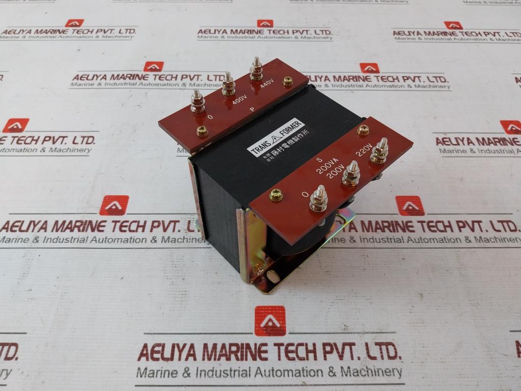 Fujimura Electric 200Va Transformer 400 440V 50-60Hz