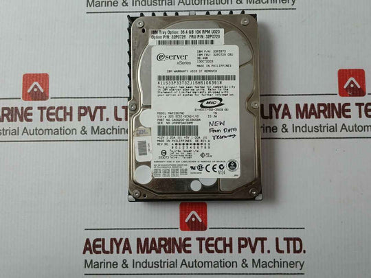 Fujitsu 33P3373 Ibm Ultra 320 Scsi Hard Disk Drive 36.4Gb 10K Rpm 32P0726