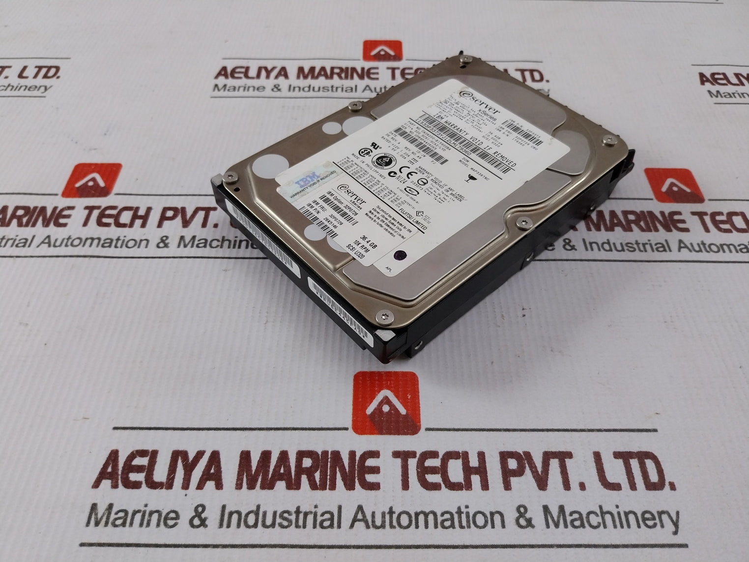 Fujitsu 33p3373 Scsi Ulra320 Hard Disk Drive Map3367nc 36.4gb 10,000 Rpm 12v 1.20a