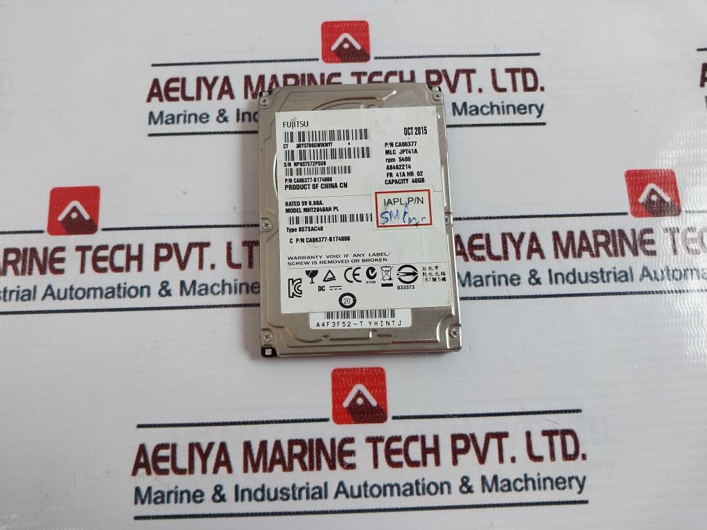 Fujitsu Mht2040Ah Pl Hard Drive Ca06377-b17400