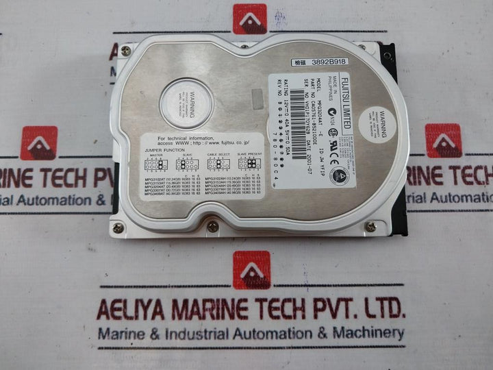 Fujitsu Mpg3204At Hard Drive