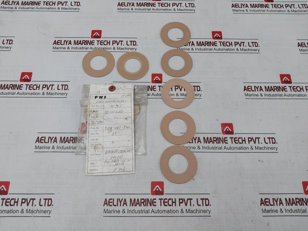 Fukui Seisakusho 34 Safety & Relief Valve M Gasket (Inlet Piece) Kit V7010