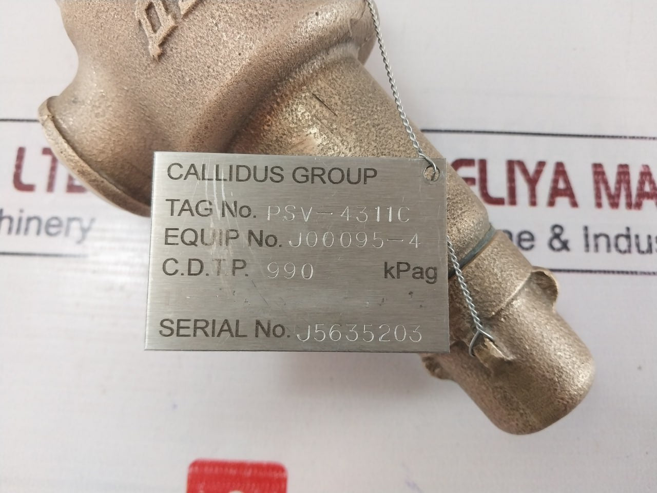 Fukui Fb4X Pop Safety Valve