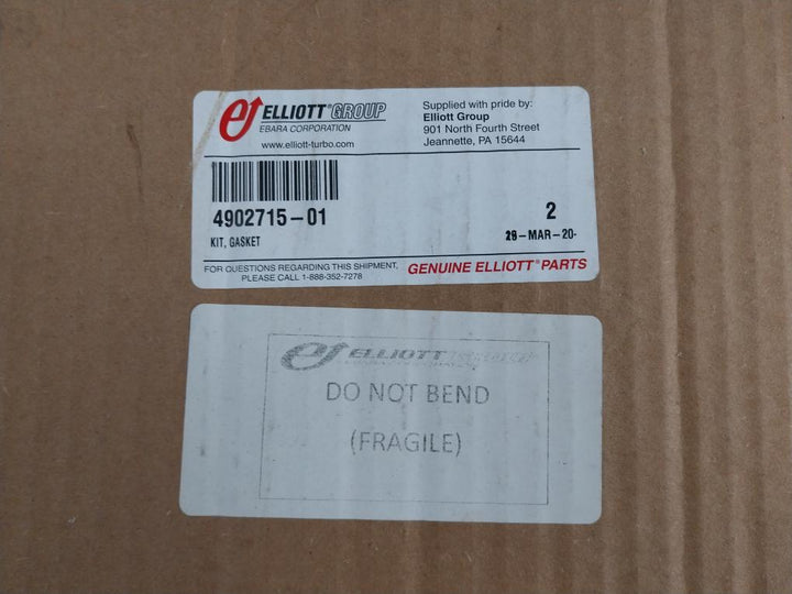 Full Face Gasket Kit 8040259-01 Ebara Corporation Elliott