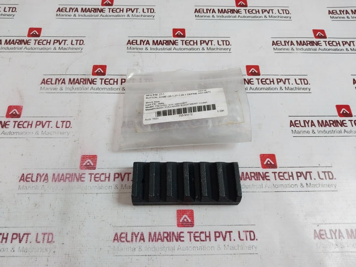 Fullmark Equipment Fm-916V Acme Button Black Rubber Pad 27-1