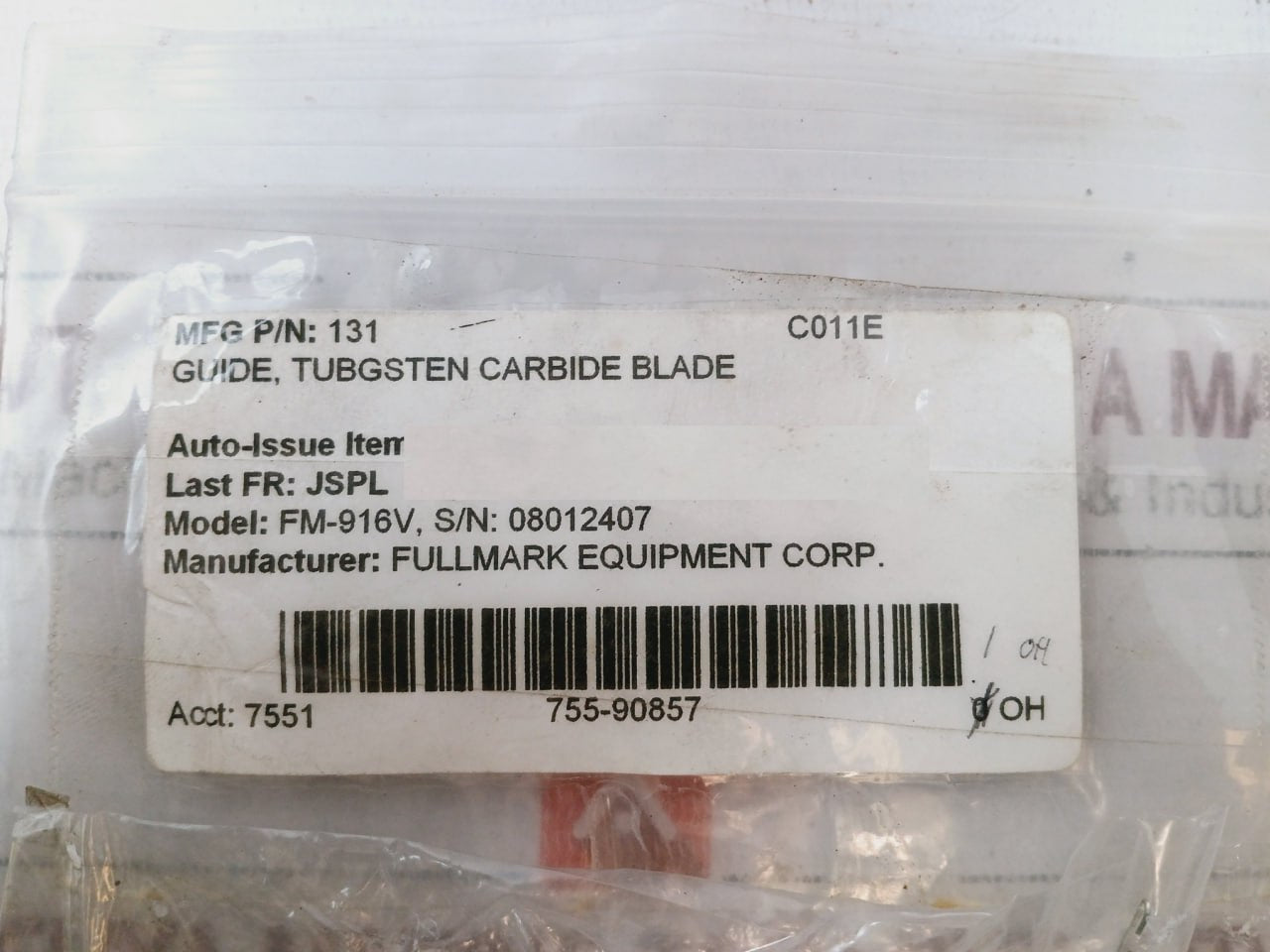 Fullmark Equipment Fm-916V L-shaped Cable Holder