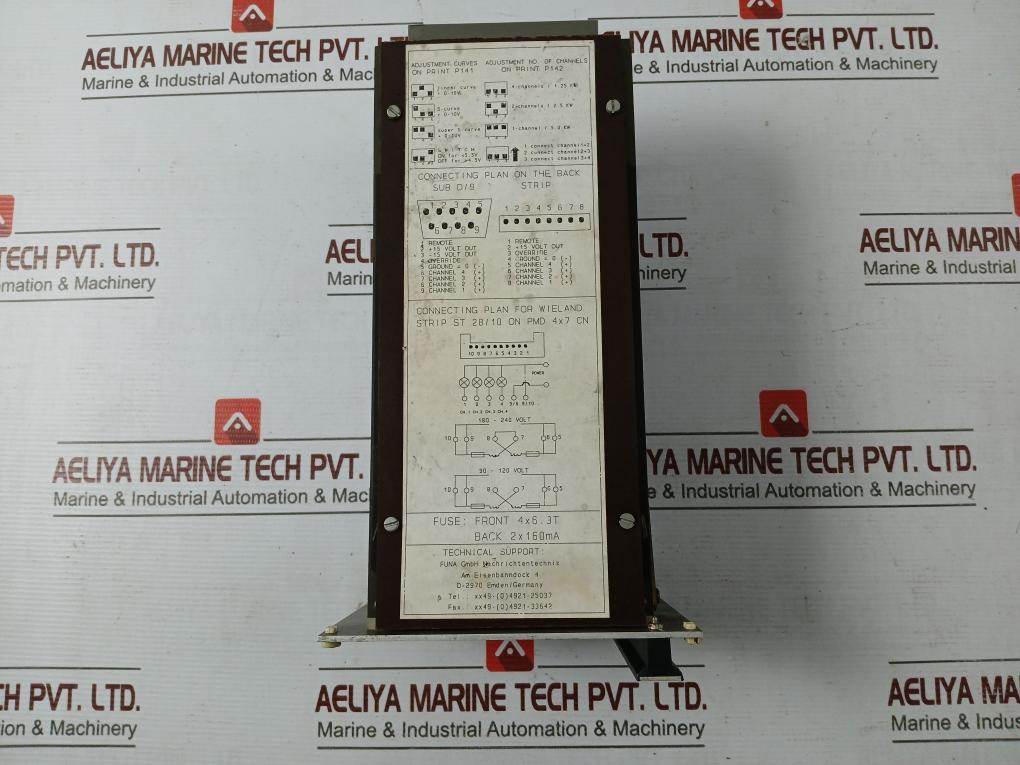Funa Pmd 4X7 Cn Room Lighting Control Panel Assembly Del 404, P145, P143, P141