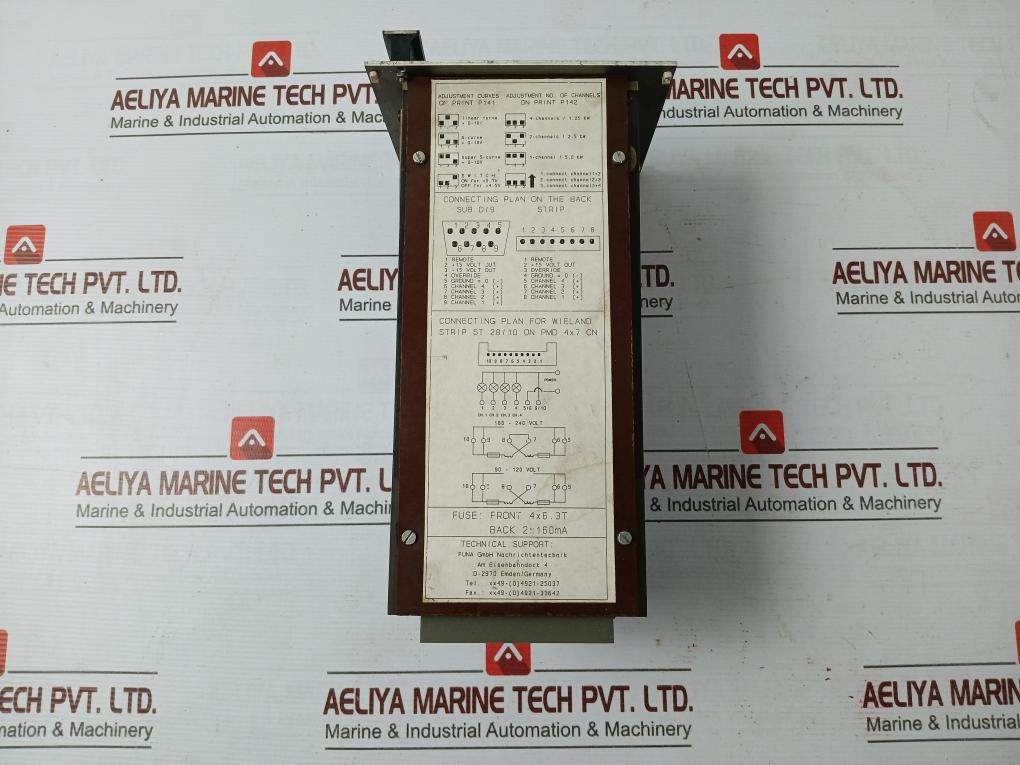 Funa Pmd 4X7 Cn Room Lighting Control Panel Assy Pn 4X6 Cn, P141, P143 180-240V