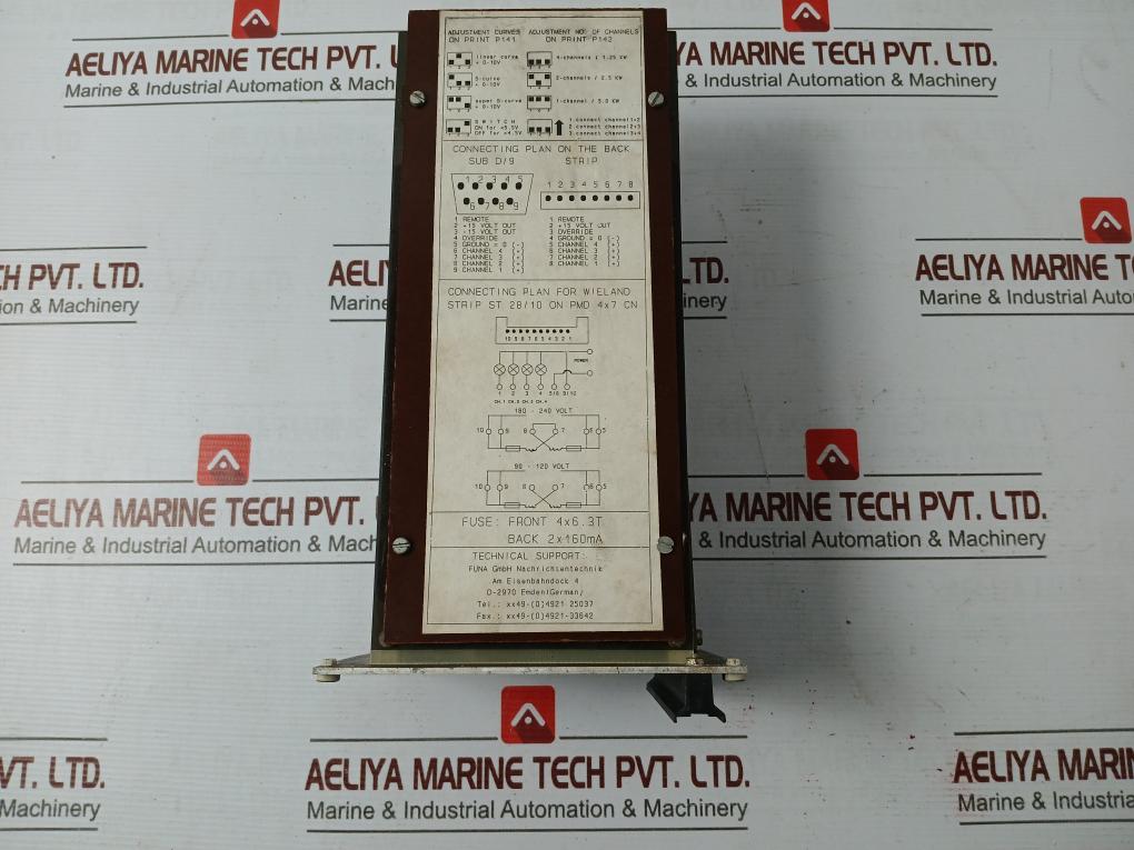 Funa Pmd 4X7 Cn Room Lighting Control Panel Assy Pn 4X6 Cn, P141, P143 180-240V