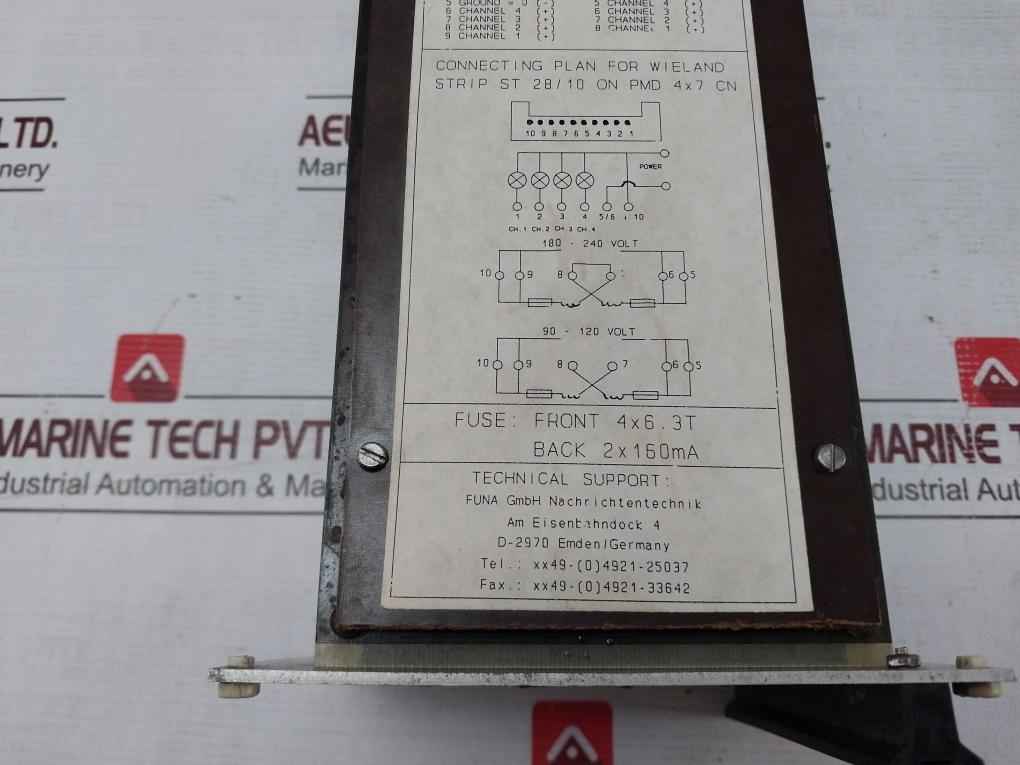 Funa Pmd 4X7 Cn Room Lighting Control Panel Module 180-240V/90-120V
