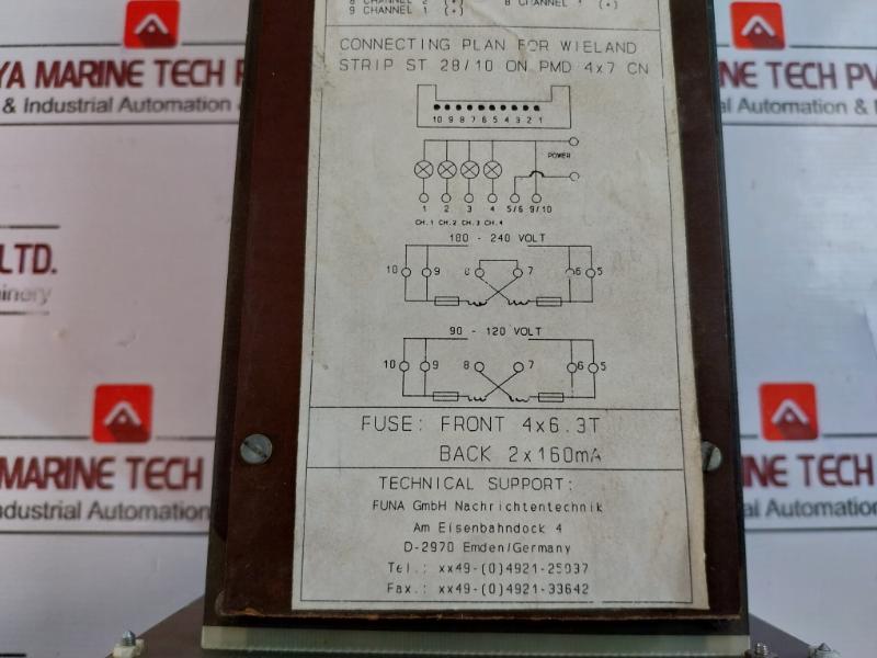 Funa Pmd 4x7 Cn Room Lighting Control Panel Module