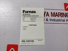 Furnas 49L100102 Right Auxiliary Interlock Kit