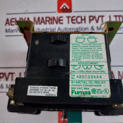 Furnas Electric 48Dc38Aa4 Bi-metal Overload Relay 600Vac