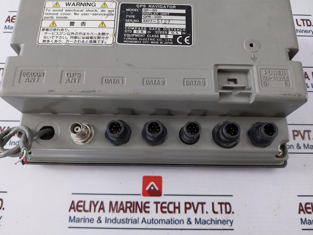 Furuno Gp-80, Gpr-020 Gps Navigator Display Unit