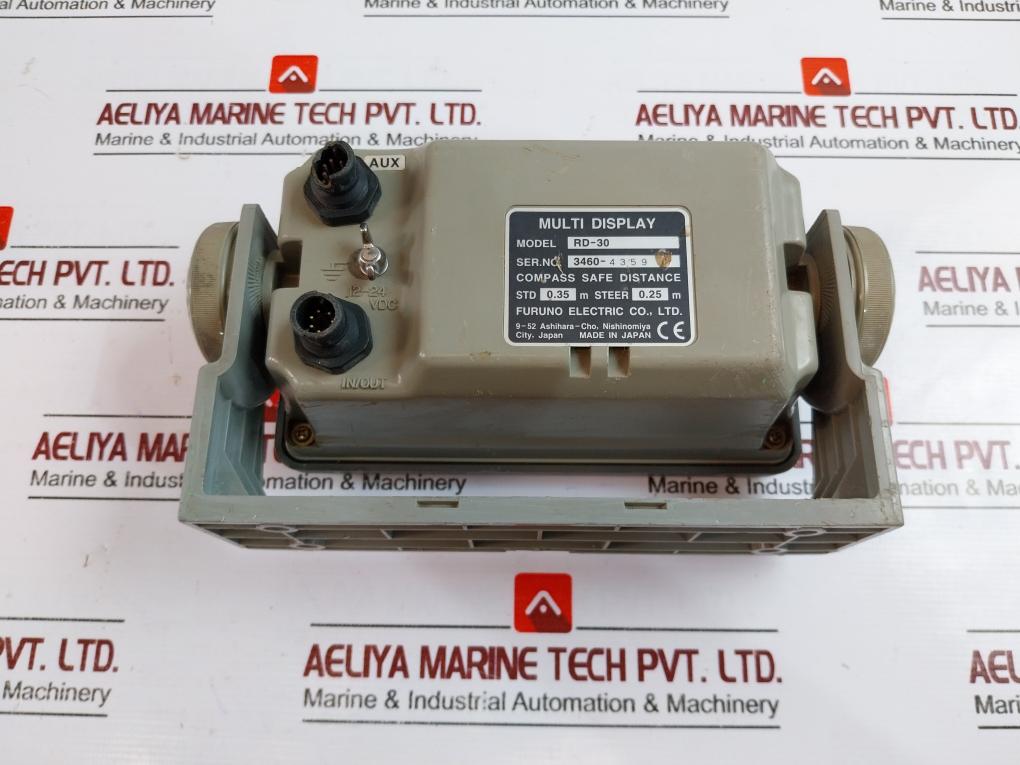 Furuno Rd-30 Data Instrument Repeater Display 12-24 Vdc 200072301