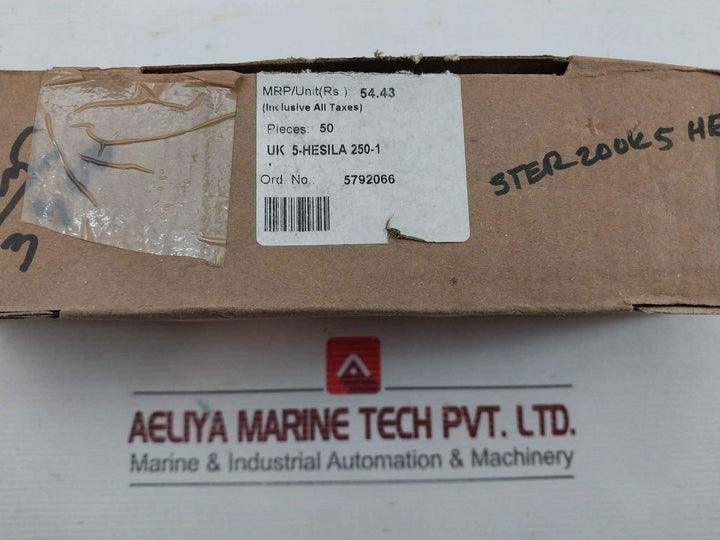 Fuse Modular Terminal Block Uk 5-hesila 250-1 Phoenix Contact  (1 Box=50 Pcs)