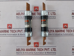 Lot of 2X FUSETRON FRN-R-100 Dual-Element Time-Delay Fuse 250V AC
