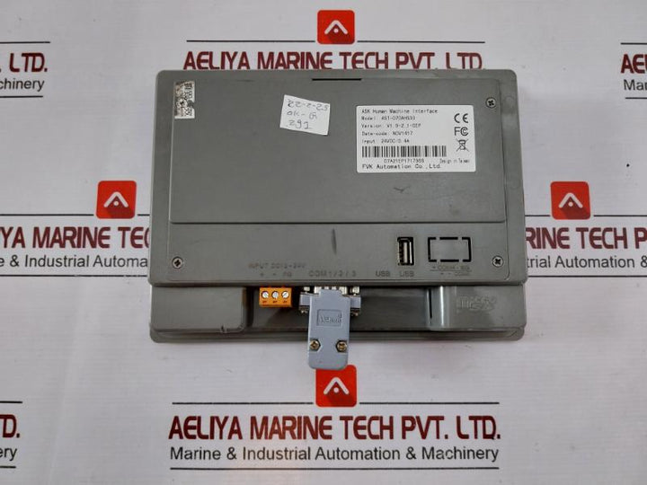 Fvk Automation Ast-070Ahs30 Hmi Touchscreen Panel 24Vdc 0.4A