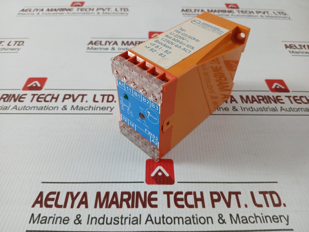 Fw03 Janssen Control Relay 250V 6A