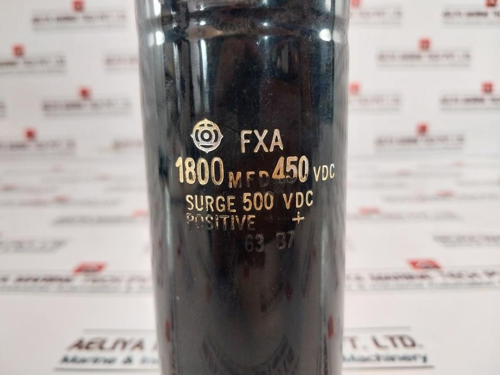 FXA 1800MFD Capacitor 500 vdc 450VDC