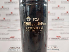 FXA 1800MFD Capacitor 500 vdc 450VDC